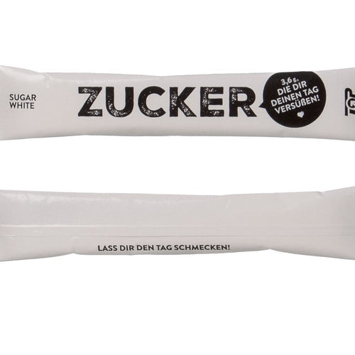 2000x Zucker Sticks à 3,6g – Weißer Zucker für Gastro, Büro & To-Go