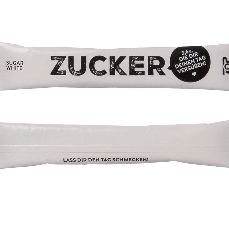 2000x Zucker Sticks à 3,6g – Weißer Zucker für Gastro, Büro & To-Go