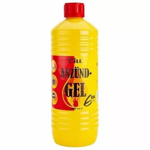 🔥TILL Anzündgel - Brennpaste für BBQ, Kamin oder Ofen 1 Liter