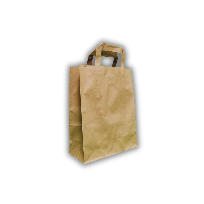 Papiertragetasche 26 x 17,5 x 24,5 cm braun 250 Stück
