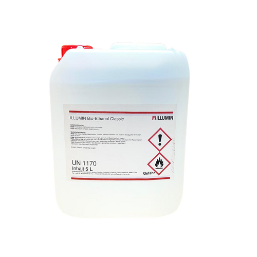 5 Liter Bio-Ethanol Bio-Alkohol ILLUMIN 99,9%