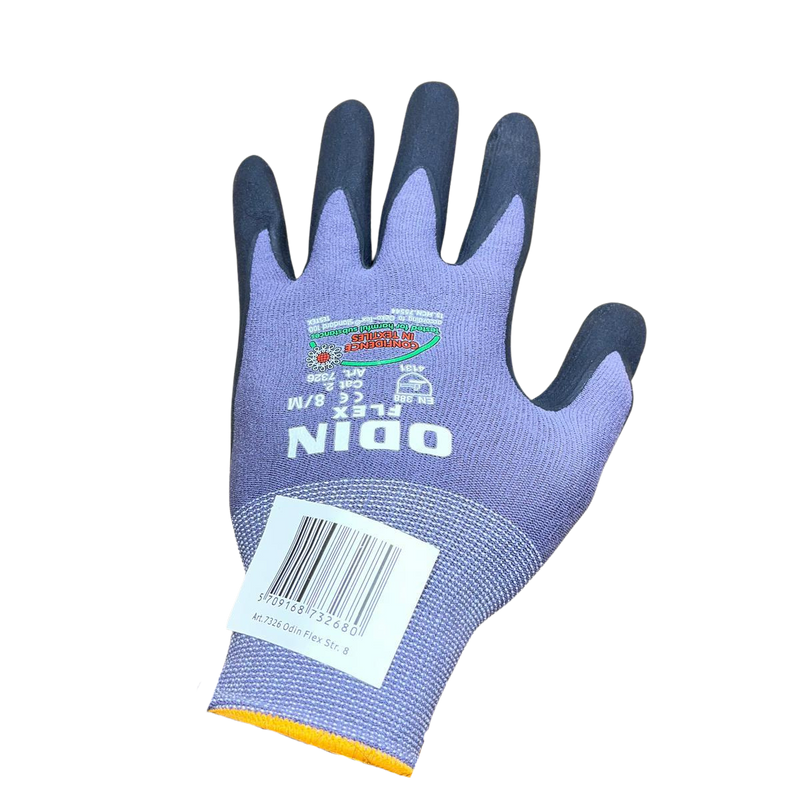 Montagehandschuh Flex Feinstrickhandschuh Größe 8 (M) Cat 2 Nitrilbeschichtung