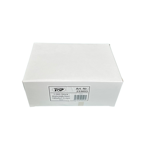 Rührstäbchen Holz 190 mm 1.000 Stück