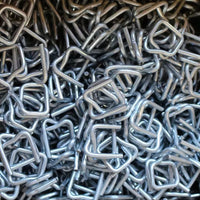 1000 ST. Verschlußschnallen Stahl verzinkt für Polyester-Umreifungsband