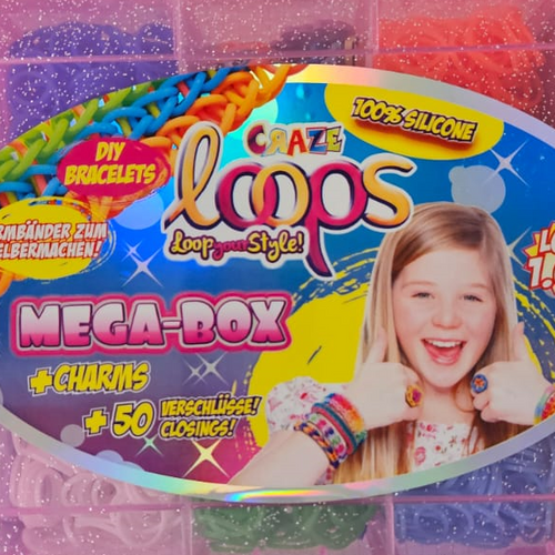 Craze Loops Mega-Box – DIY Armbänder Set 1600+Loops