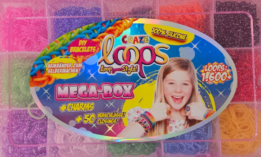 Craze Loops Mega-Box – DIY Armbänder Set 1600+Loops
