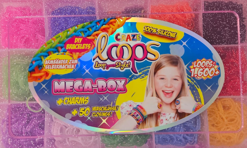 Craze Loops Mega-Box – DIY Armbänder Set 1600+Loops