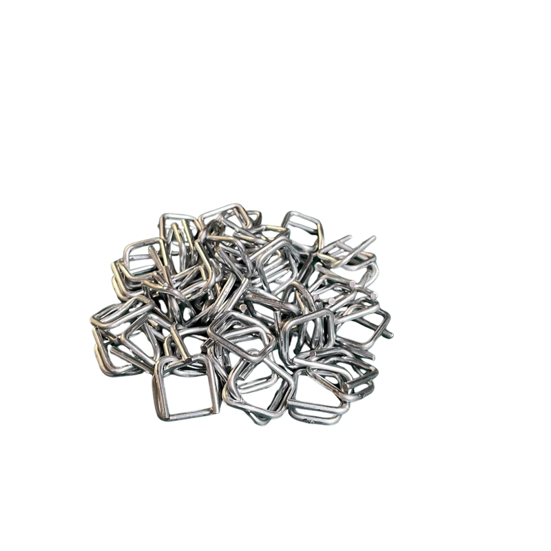 1000 Verschlußschnallen Stahl verzinkt für 19 mm Polyester-Umreifungsband