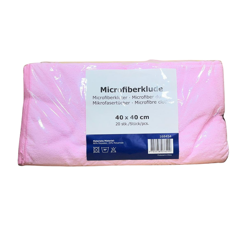 20 x Mikrofasertücher ROSE 40 x 40cm Profiqualität Gastro Microfasertuch